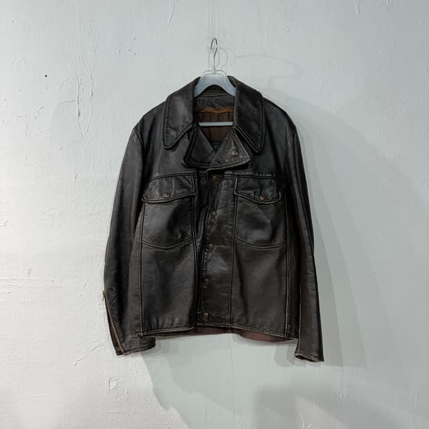 브룩스브라더스 가죽 레더 자켓