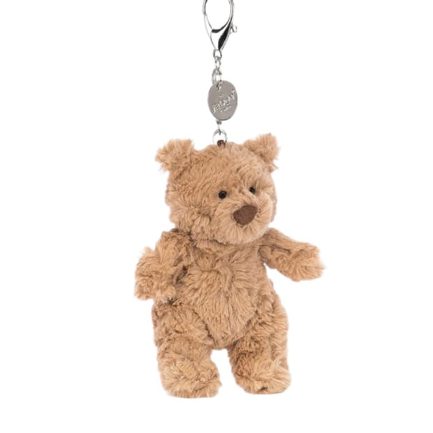 젤리캣 키링 곰돌이 베어 백참 브라운