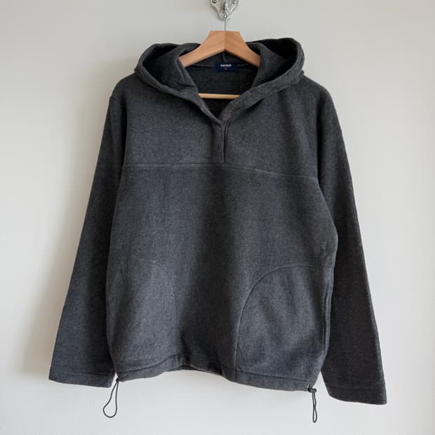 올드 유니클로(UNIQLO) 하프 버튼업 플리스 아노락