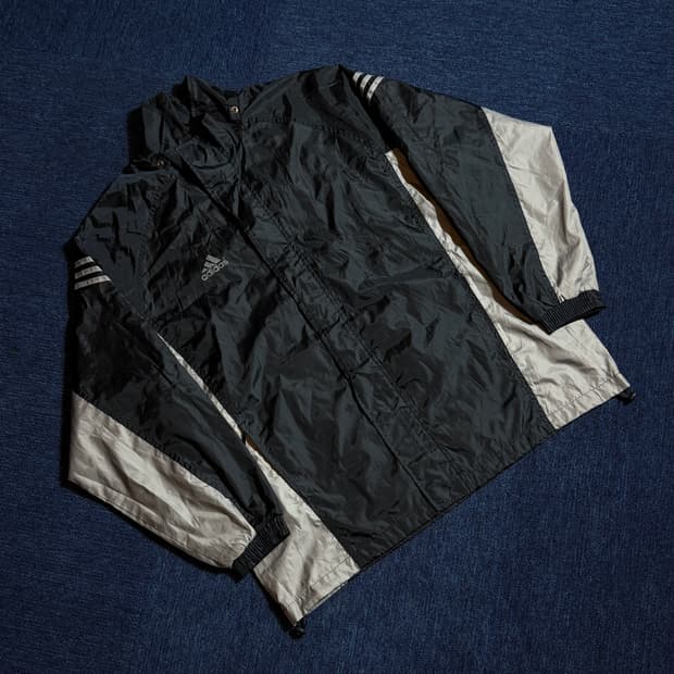 아디다스 블랙 바람막이 자켓