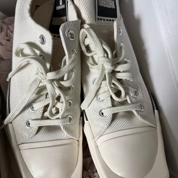 릭오웬스 컨버스 터보다크 로우