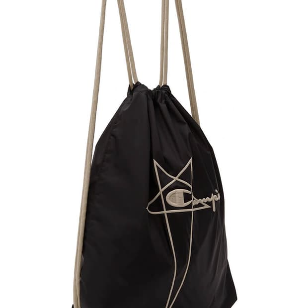 릭오웬스 챔피온 드로스트링 백팩