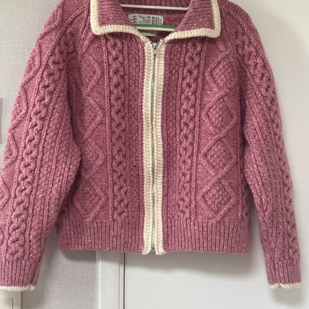 스무드무드 Rosewood Zipper Cardigan 로즈우드 가디건