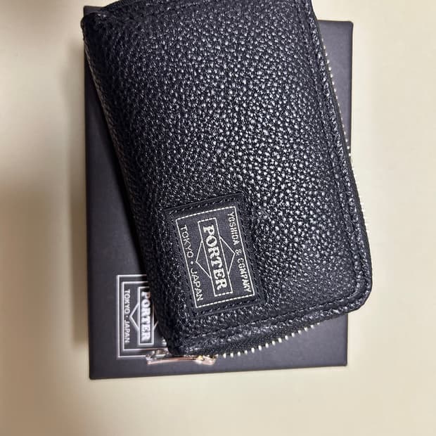 요시다 포터 캄 동전 지갑 카드 지갑 코인 케이스