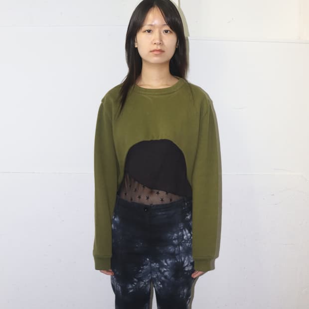 지방시 언발란스 스웻셔츠