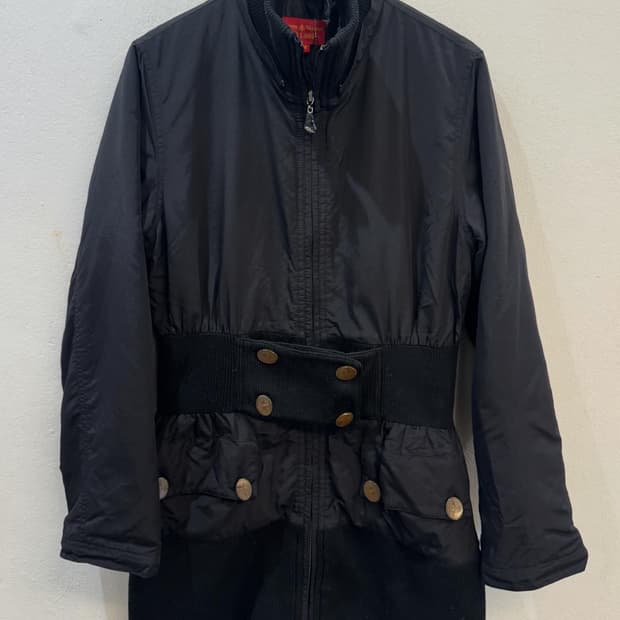 Vivienne Westwood belted black padded 