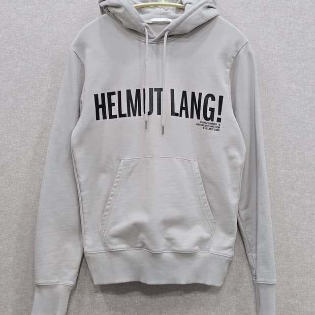 HELMUT LANG 헬무트랭  로고 후드 티셔츠