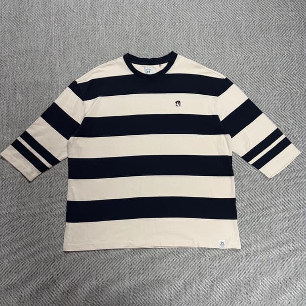 (XL)해지스피즈 볼드핏 스트라이프 반팔티