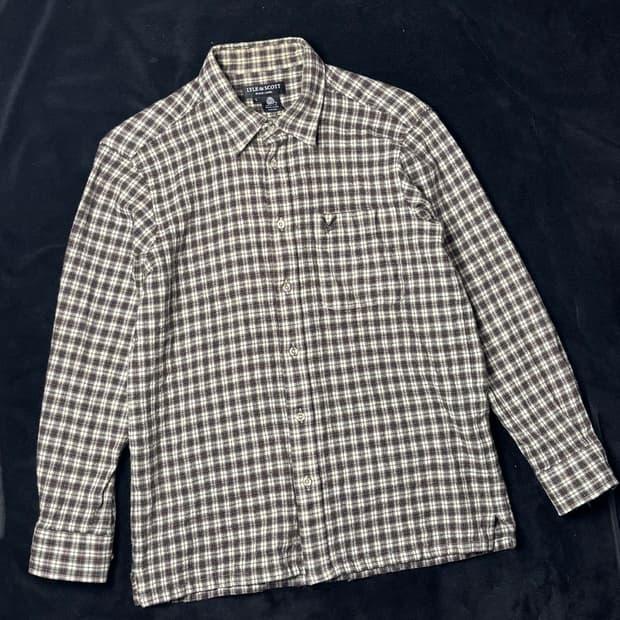 일본빈티지 Lyle & Scott 체크 셔츠