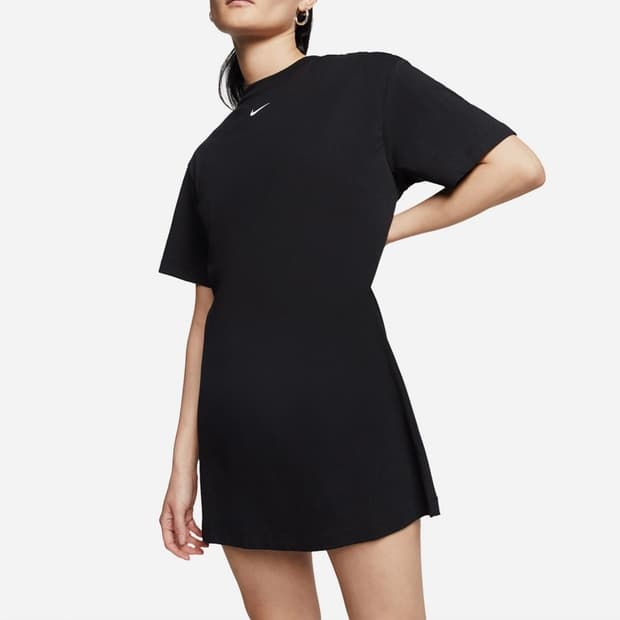L 나이키 우먼스 에센셜 센터 스우스 반팔 드레스 원피스