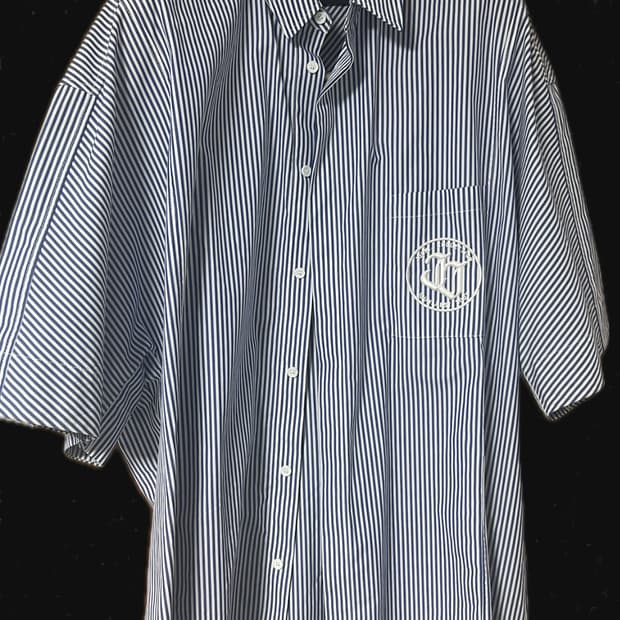 준지(JUUN.J) 스트라이프 반팔 셔츠 050사이즈