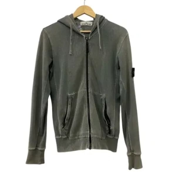 7203. 스톤아일랜드 로고 후드집업 (M) 