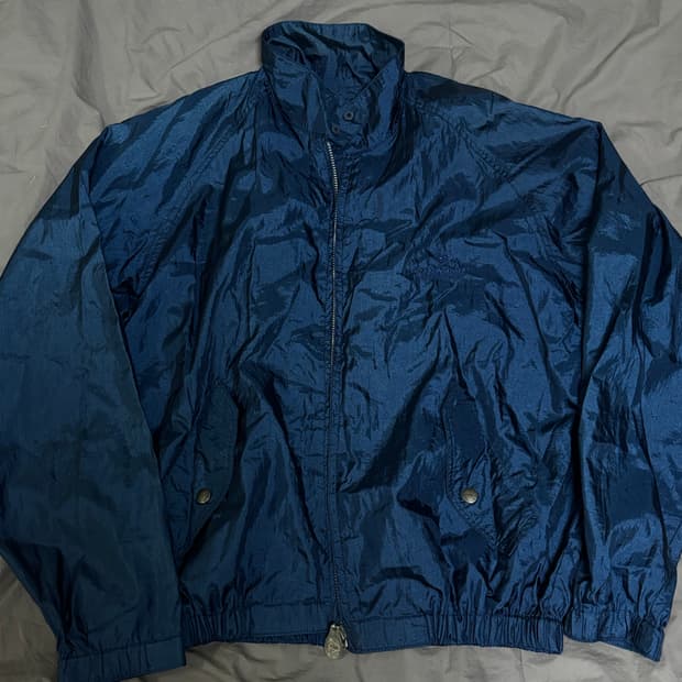 던롭 바람막이 네이비 일본 빈티지