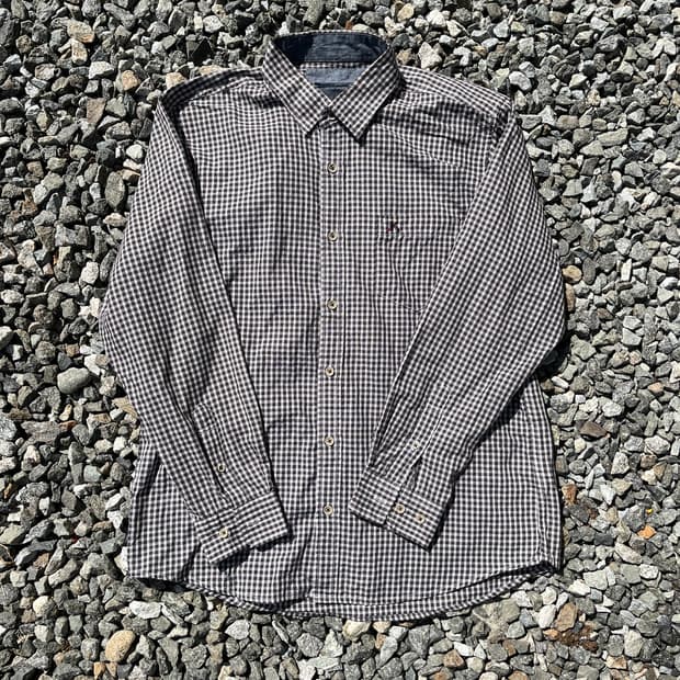 KANSAI YAMAMOTO 체크셔츠 (실측확인)