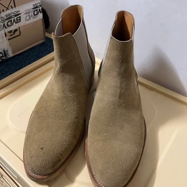 손신발 스웨이드 부츠