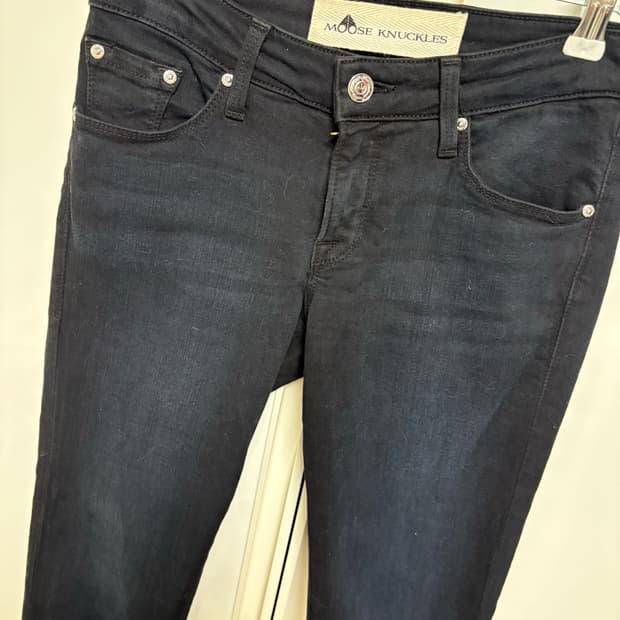 무스너클 블랙데님진