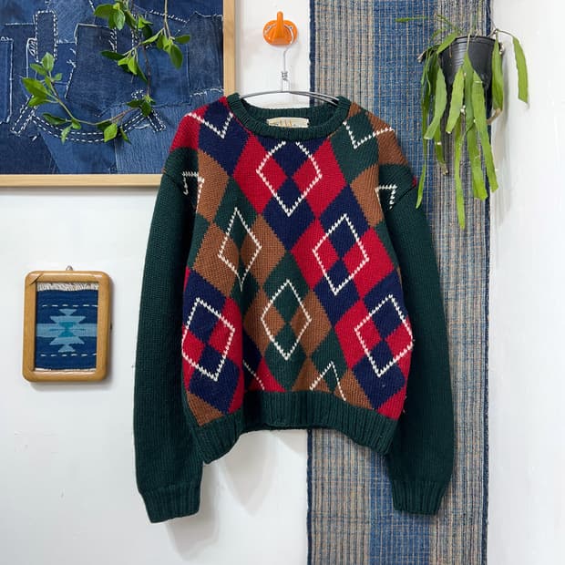 JNENCH LINE Argyll Knit  