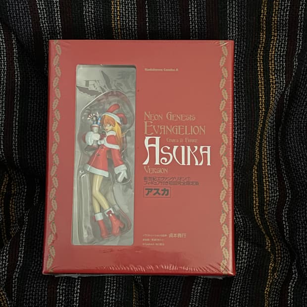 [에반게리온] 한정판 아스카 크리스마스 피규어