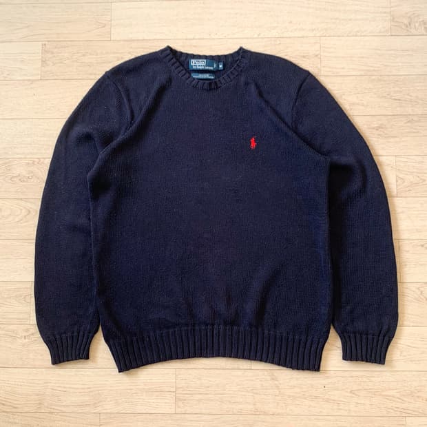 폴로 랄프로렌 네이비 니트 