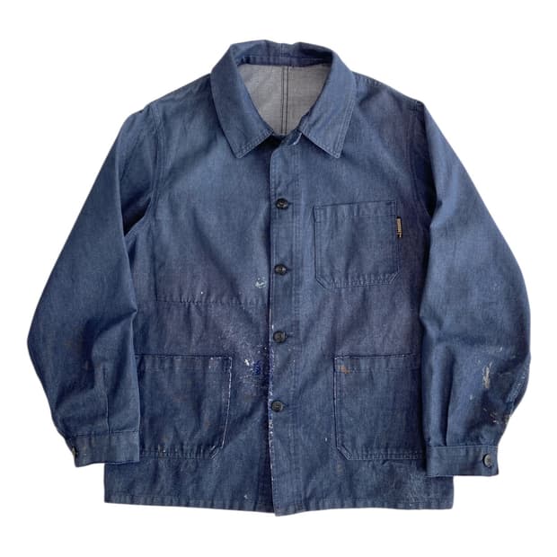 르 라부어 데님 프렌치 워크 자켓