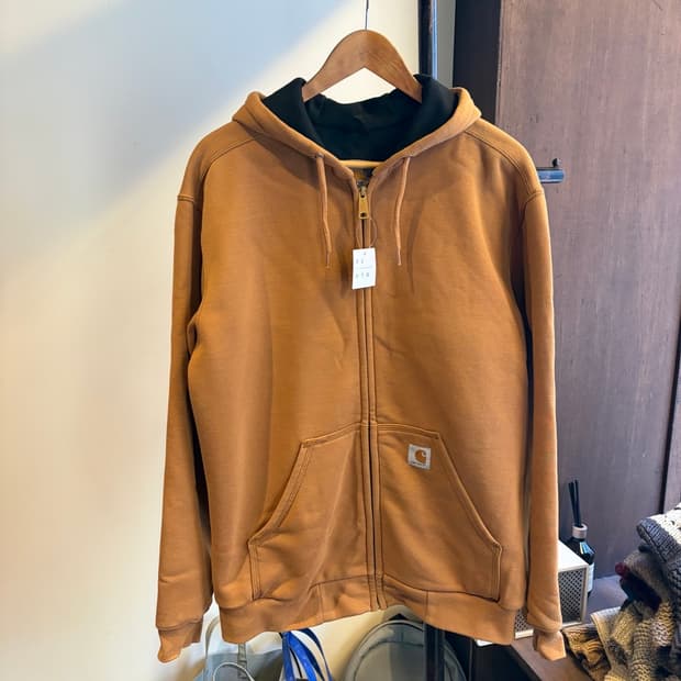 15589 - 칼하트 베이지 후드 집업