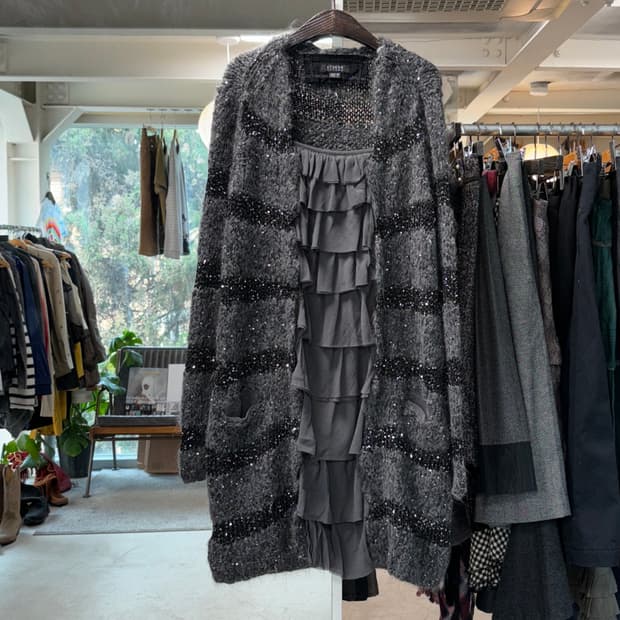 아츠로 타야마 레이어드 글리터 원피스