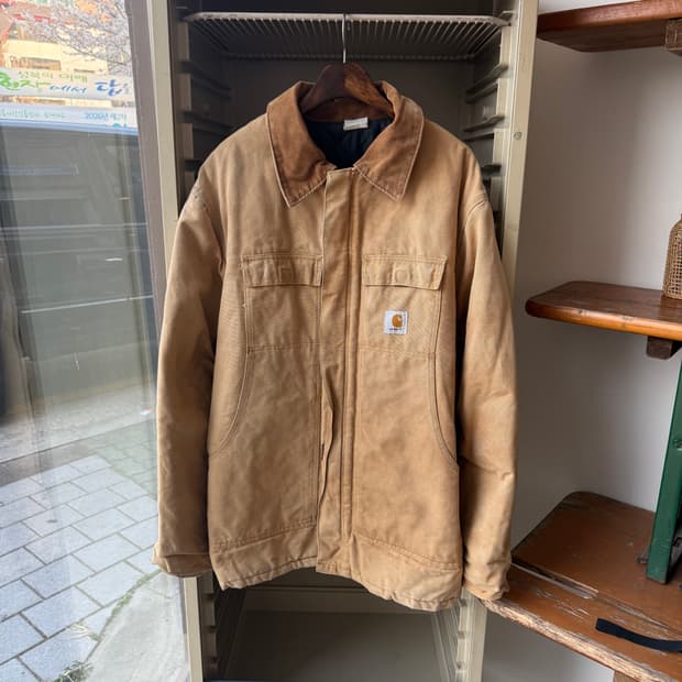 칼하트 덕 캔버스 워크 초어 자켓