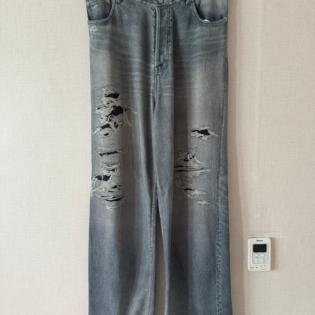 발렌시아가 트롱프뢰유 데님 팬츠 s