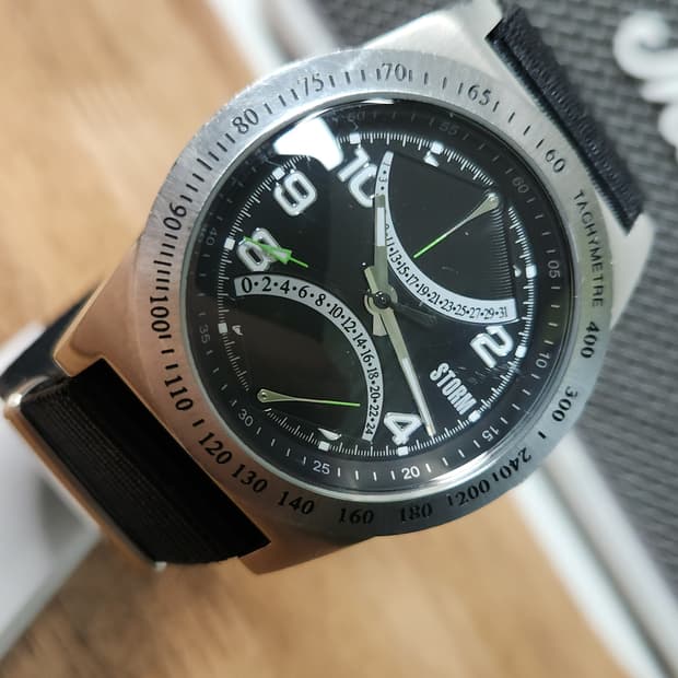 # 영국브랜드 스톰워치  STORM 아이코닉 멀티펑션 남성명품시계 급처