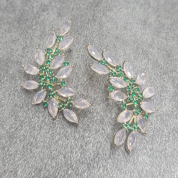 crystal drop earrings