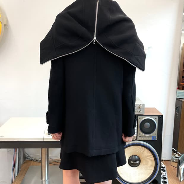 [L] ZUCCa 주카 울 후드 코트