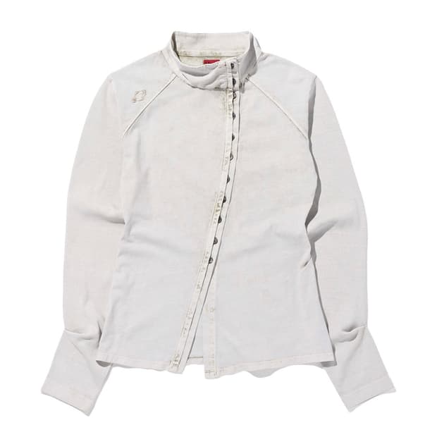 미스치프 워시드 저지 셔츠 라이트 베이지