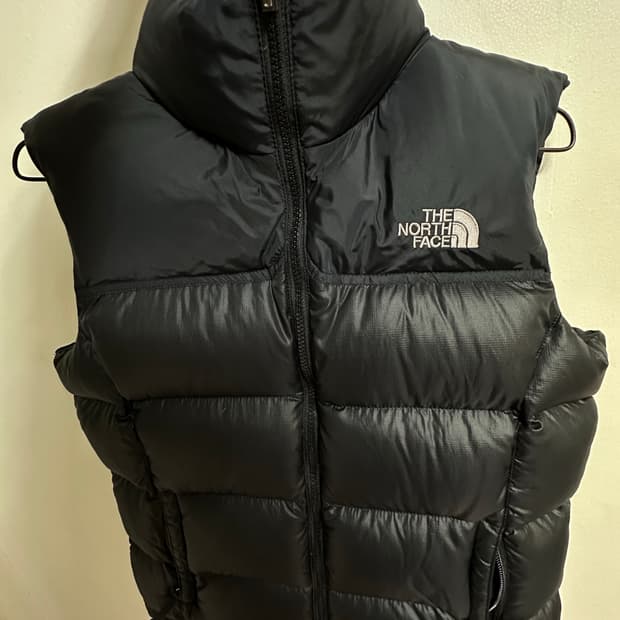 노스페이스 700 패딩 조끼 85 블랙