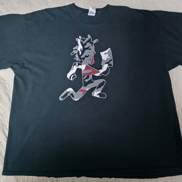 [3XL] 00s ICP 카모 해칫맨 빈티지 랩티 밴드티