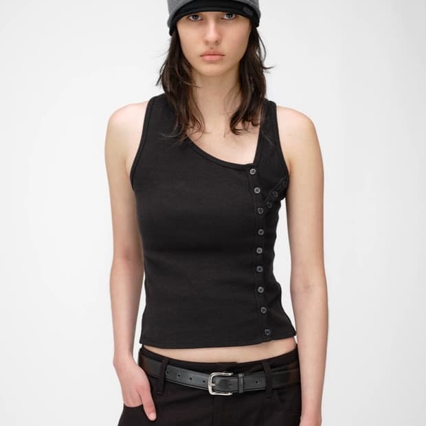 로딩룸 ASYMMETRICAL TANK TOP