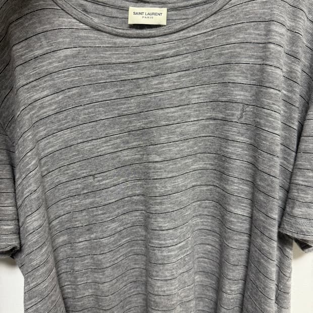 Saint laurent border t-shirt