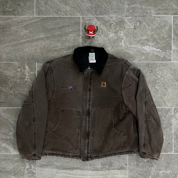 (XL)칼하트 덕 디트로이트 자켓 J22CHT 체스트넛