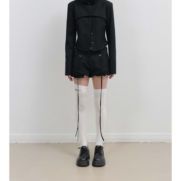 Ojos micro wool shorts / black ‼️2사이즈 ‼️