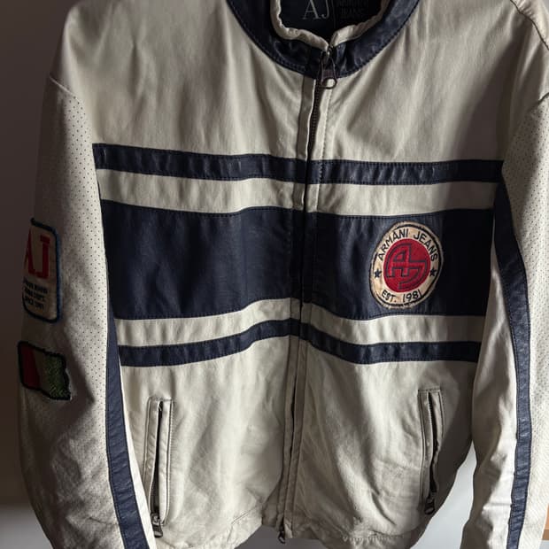 아르마니 진스 라이더자켓