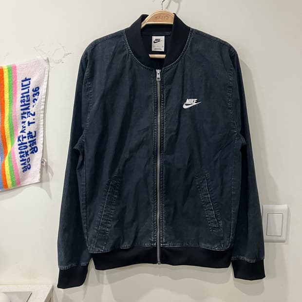 29 나이키 워시드 우븐 봄버 자켓