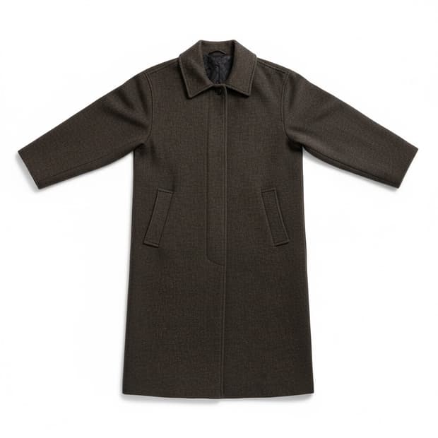 NOMELET 브레스트 울 오버 코트