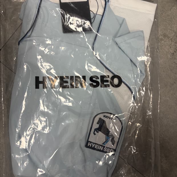 3 혜인서 hyeinseo 풋볼 저지 스카이블루 미개봉 새제품 판매