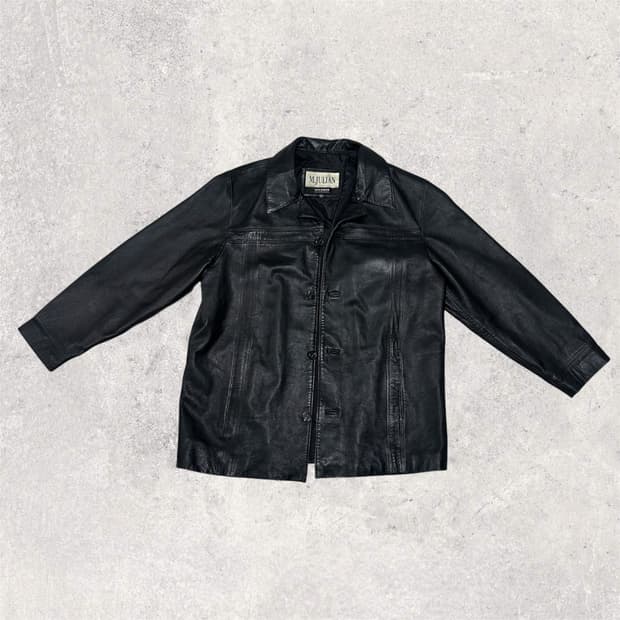 윌슨 리얼 레더 카코트 줄리안 BLACK L