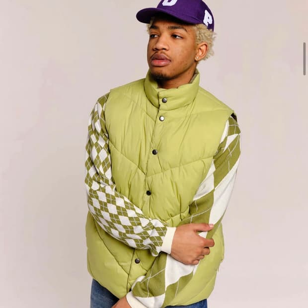 팝트레이딩컴퍼니 리버시블 패딩베스트 L