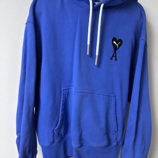 푸마 아미 후드티 m