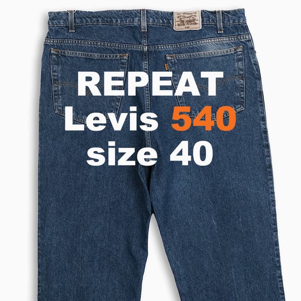 리바이스 540 오렌지탭 90s 40 인치 OR5404205