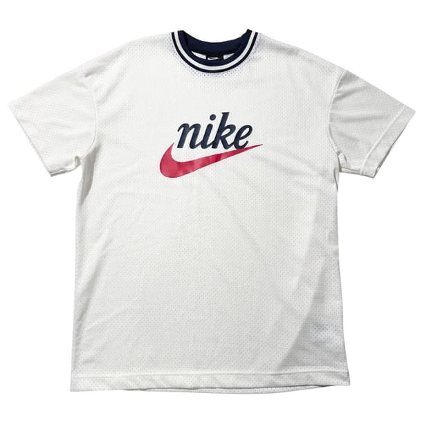 나이키 NSW 헤리티지 로고 메쉬 반팔 티셔츠