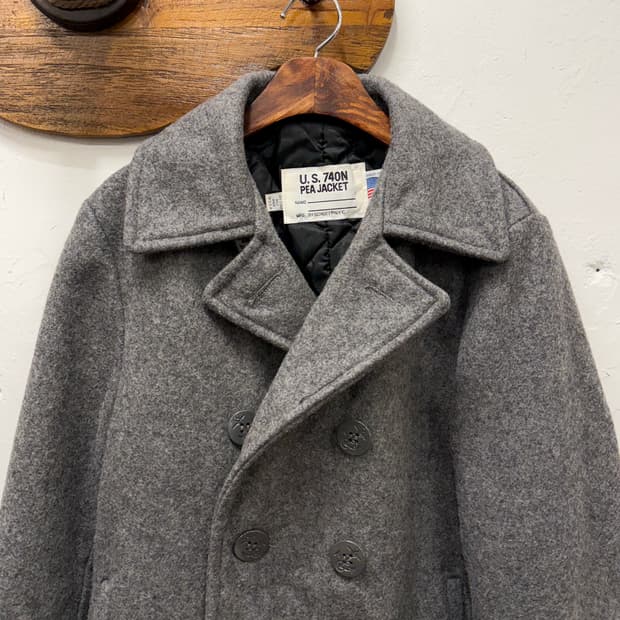 66) USA Schott NYC U.S. 740N Pea Jacket