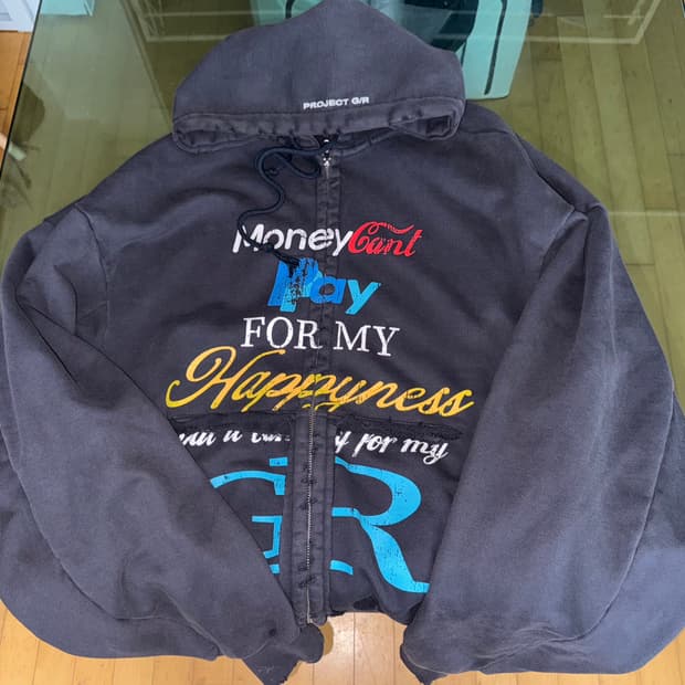 프로젝트지알 해피니스 집 후디 네이비 2사이즈 Project G/R 