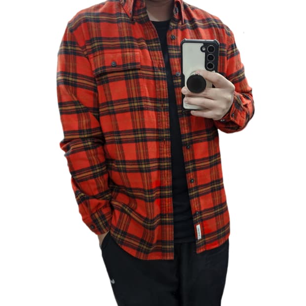 95 빈폴 플란넬 체크셔츠